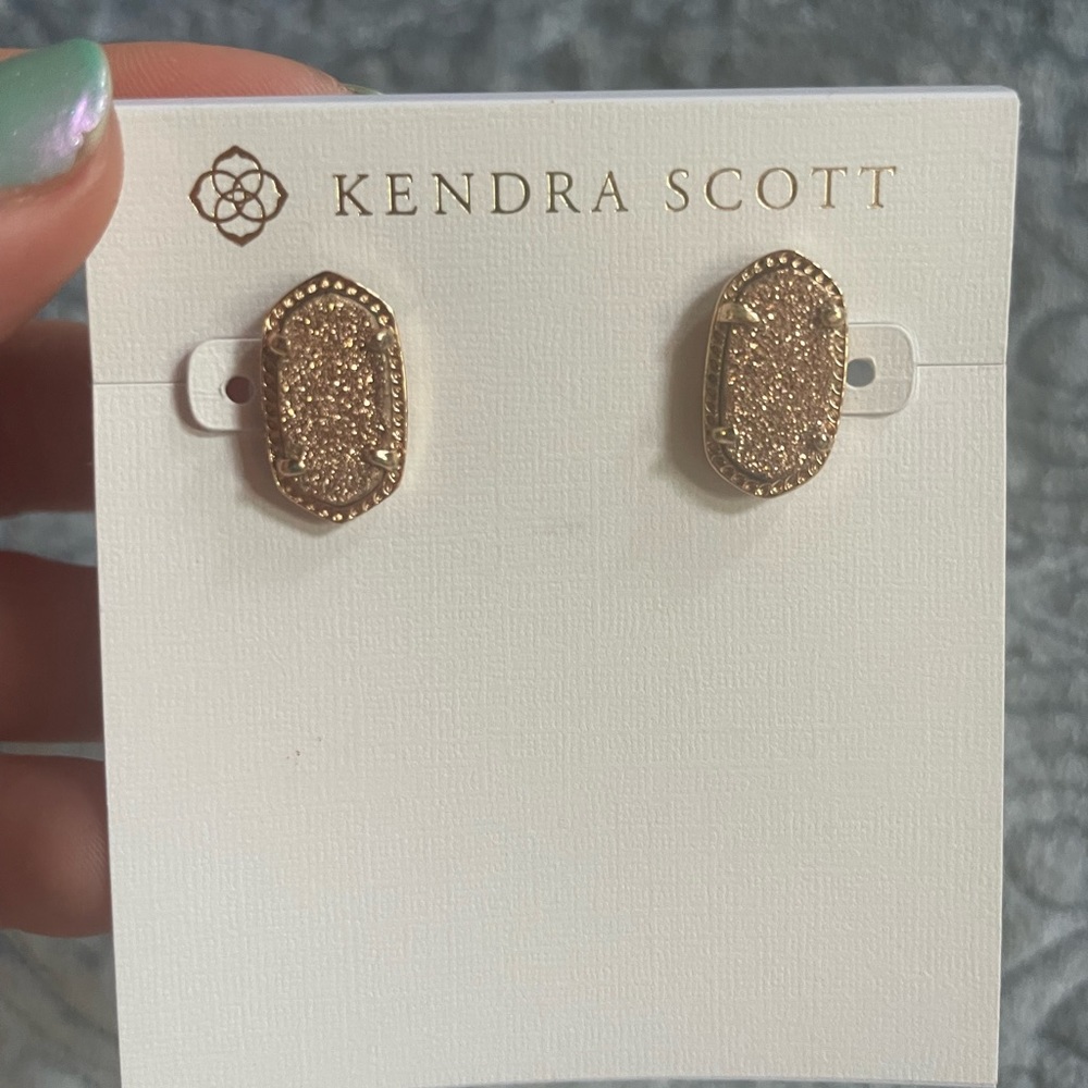 Kendra Scott Ellie Rose Gold Studs